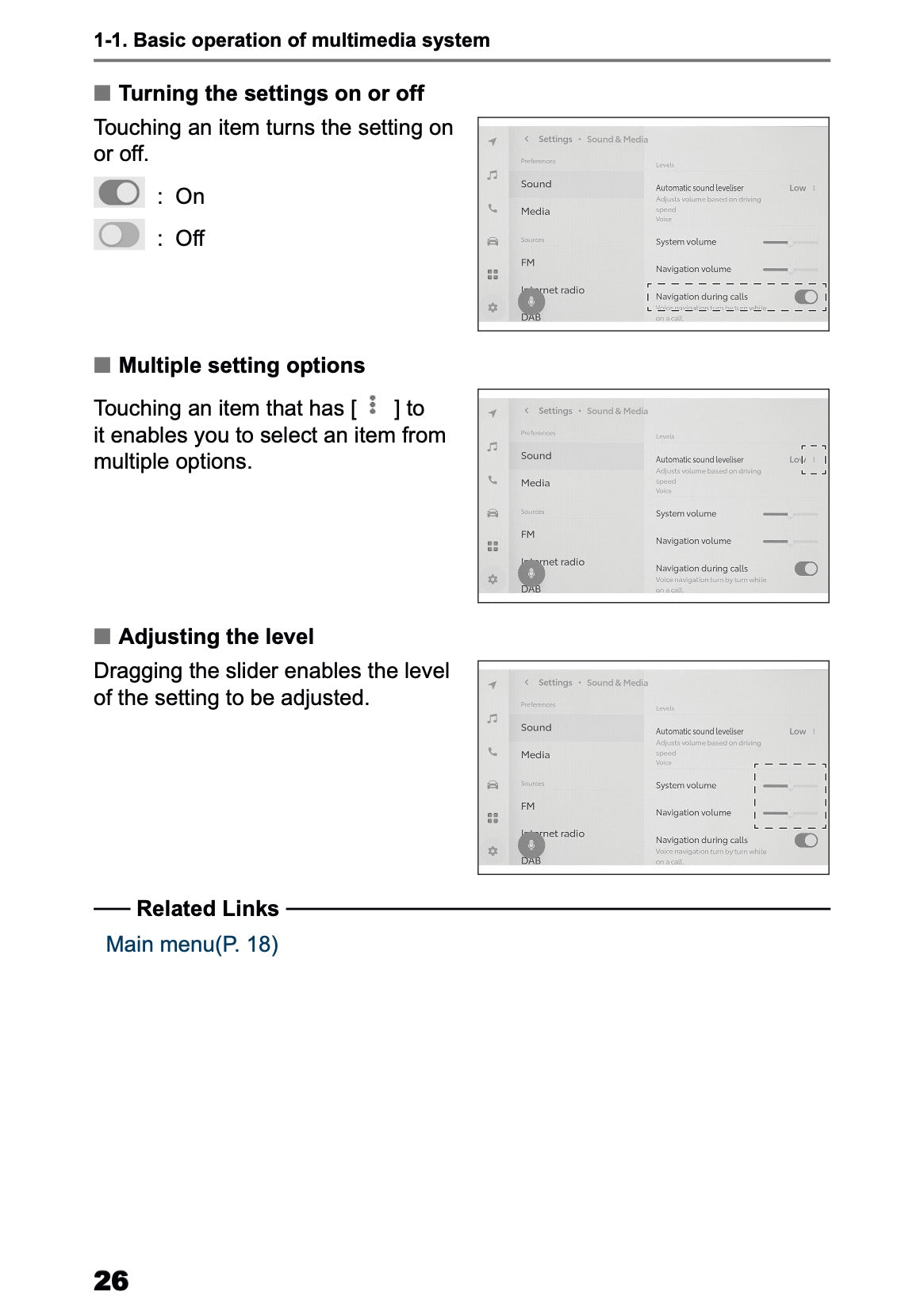 2025-2026 Toyota bZ4X Navigation Manual | English