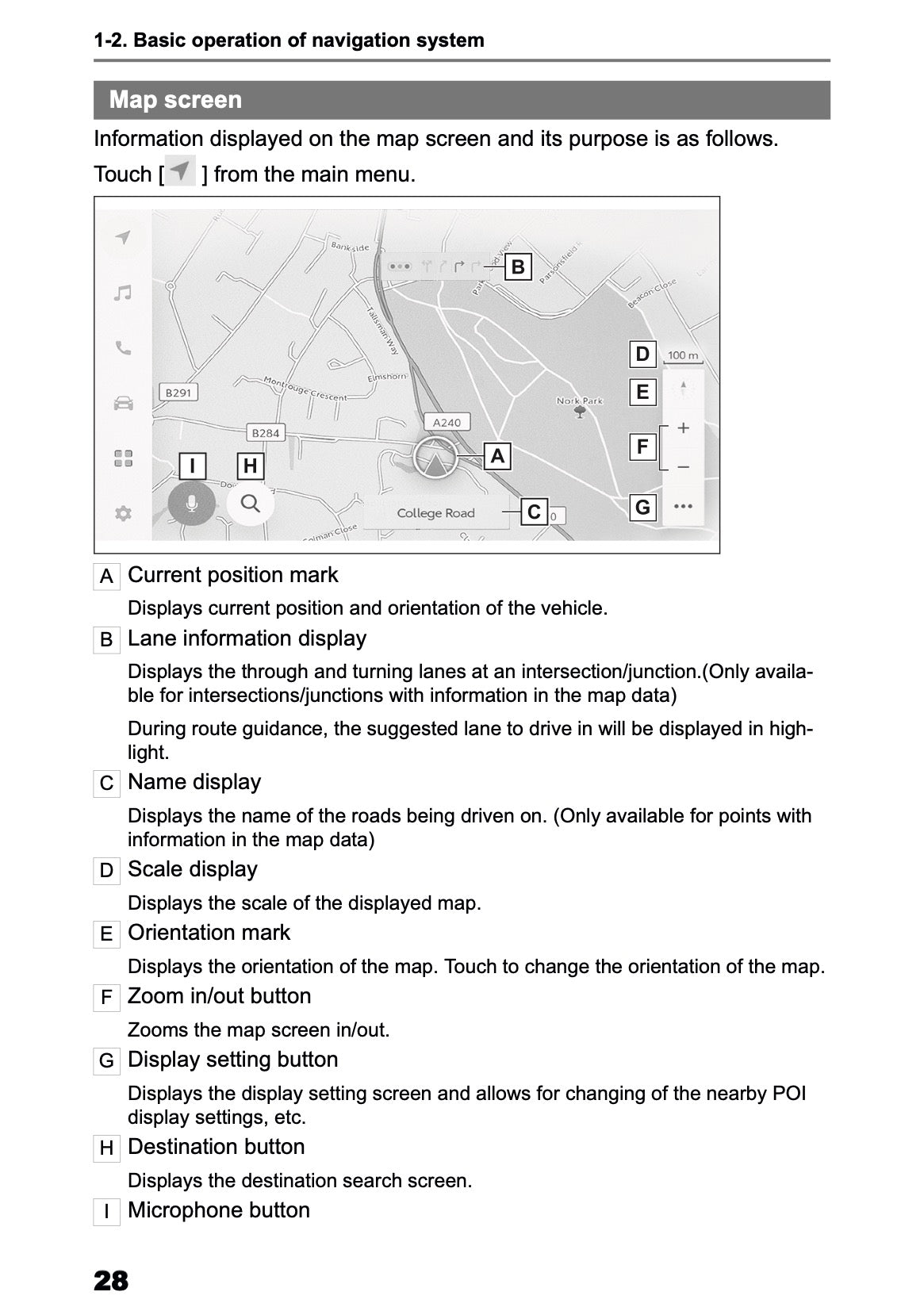 2025-2026 Toyota bZ4X Navigation Manual | English