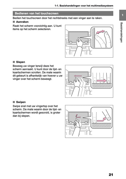 2025-2026 Toyota bZ4X Navigation Manual | Dutch