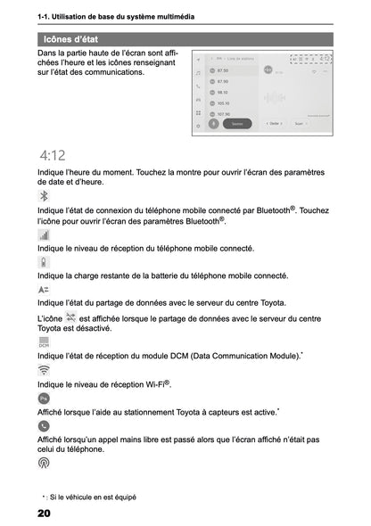 2025-2026 Toyota C-HR HEV/PHEV Navigation Manual | French