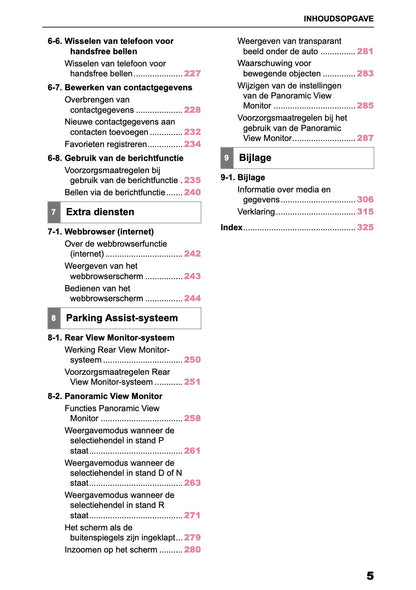 2025-2026 Toyota C-HR HEV/PHEV Navigation Manual | Dutch