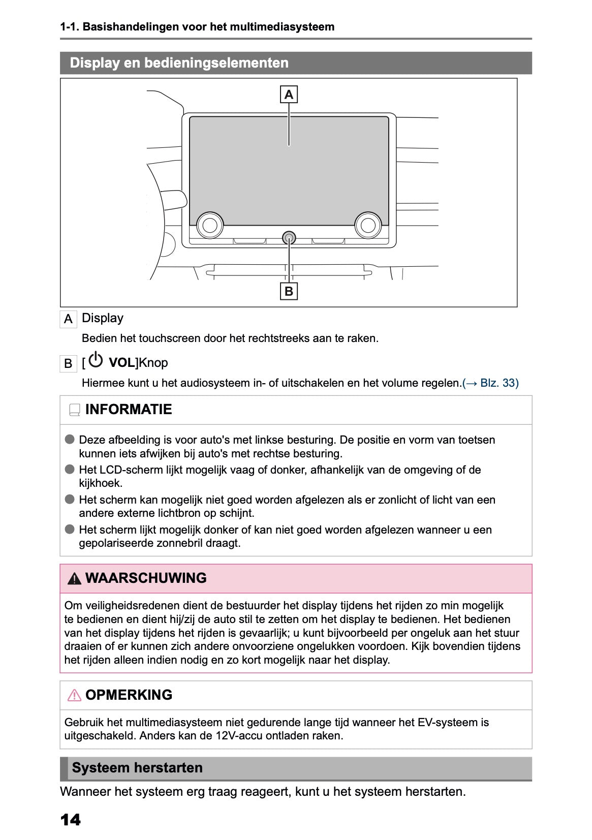 2026 Toyota C-HR+ Navigation Manual | Dutch