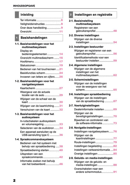 2026 Toyota C-HR+ Navigation Manual | Dutch