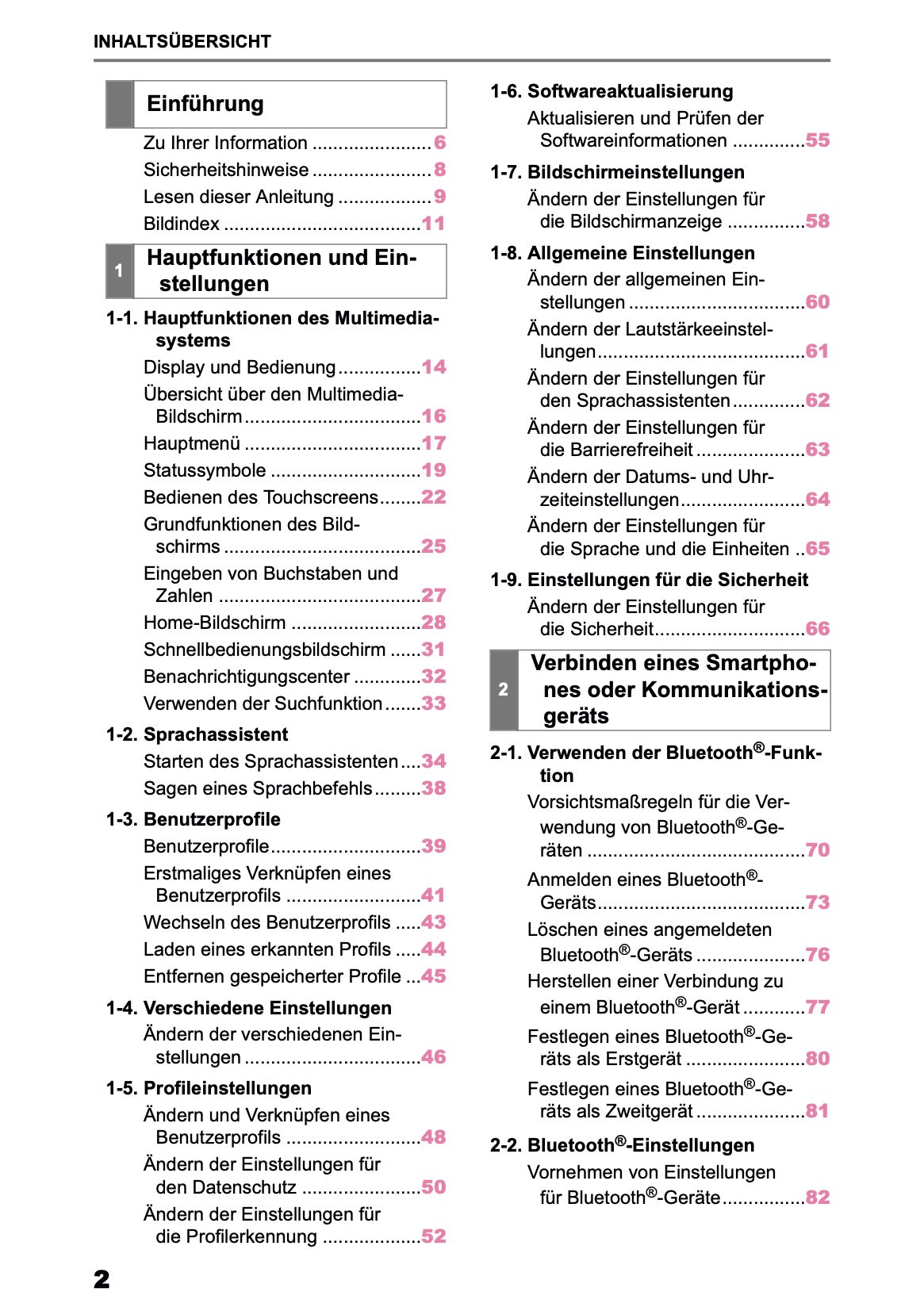 2026 Toyota RAV4 Navigation Manual | German