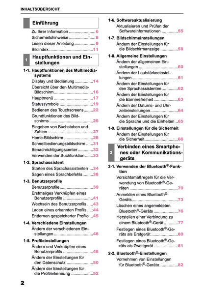 2026 Toyota RAV4 Navigation Manual | German