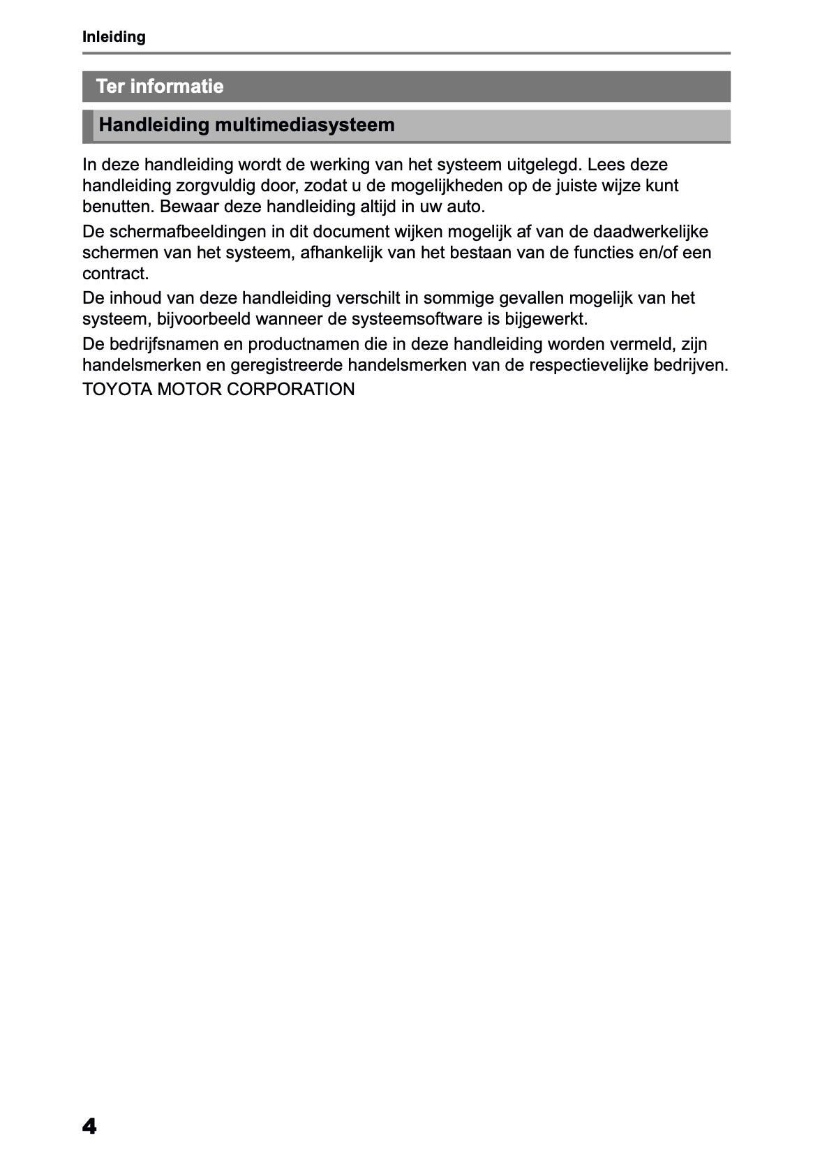 2025 Toyota Yaris Cross Hybrid Multimedia Manual | Dutch