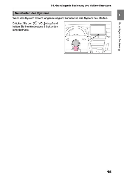 2026 Toyota Yaris Cross Hybrid Navigation Manual | German