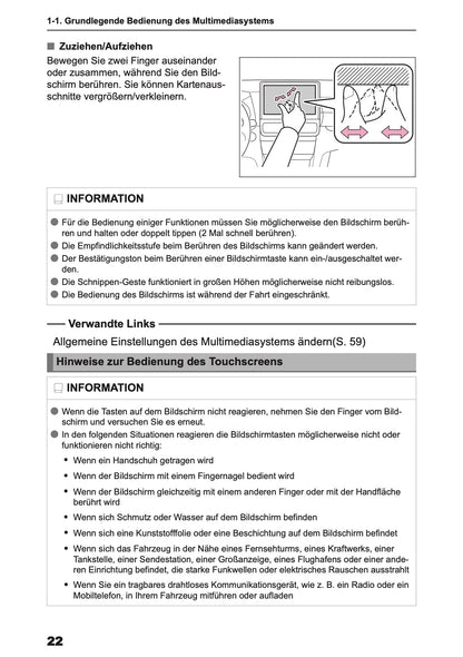2026 Toyota Yaris Cross Hybrid Navigation Manual | German