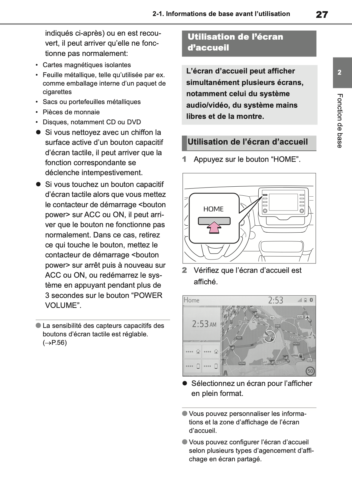 2023 Toyota Yaris Hybrid Infotainment Manual | French