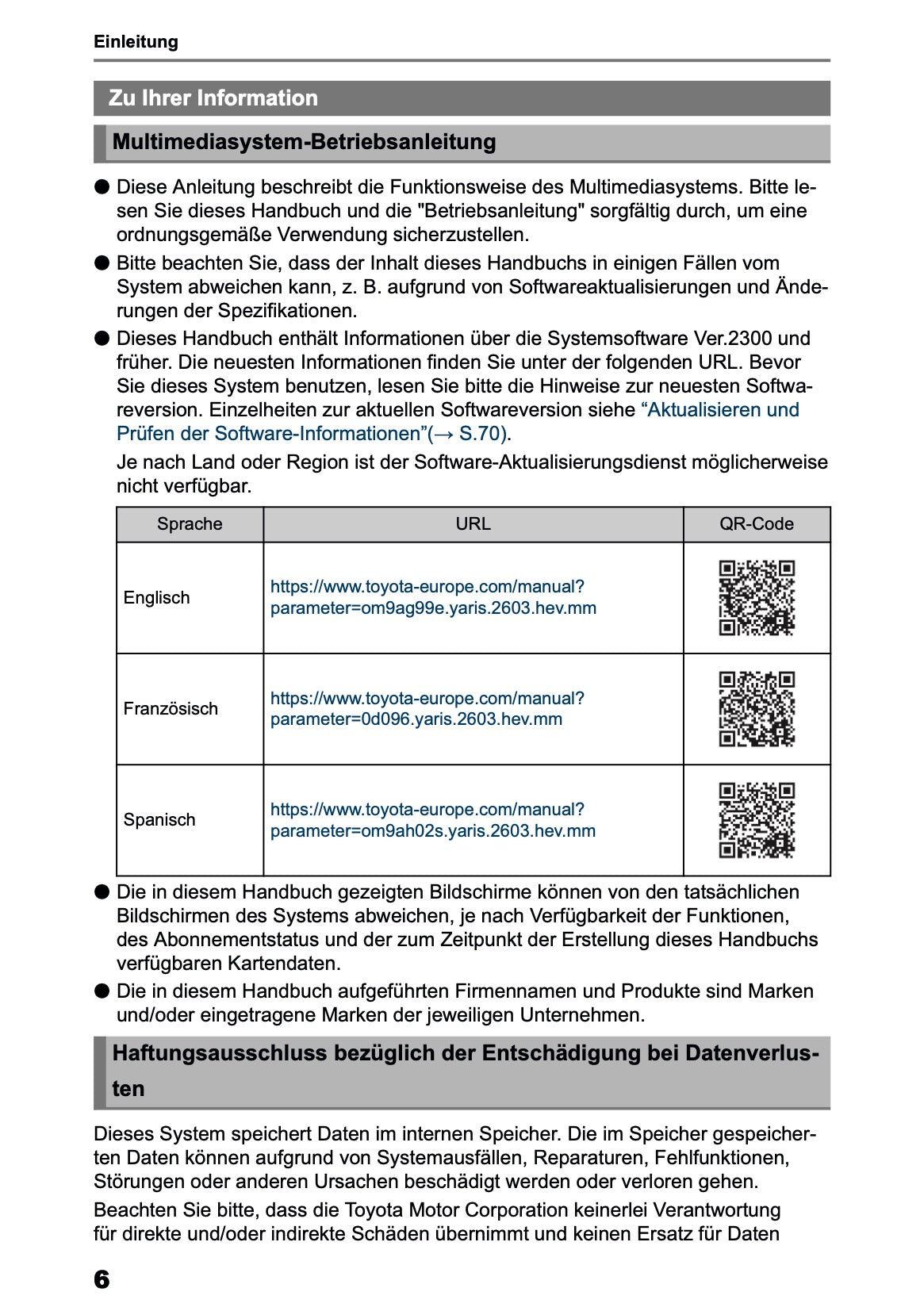 2026 Toyota Yaris Hybrid Navigation Anleitung | Deutsch