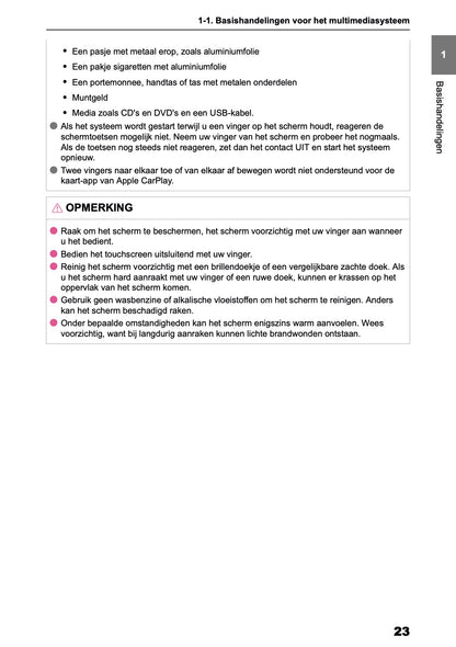 2026 Toyota Yaris Hybrid Navigation Manual | Dutch