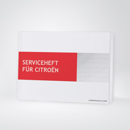 Citroën Maintenance Book | German