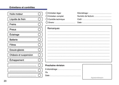 Citroën Maintenance Book | French