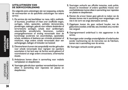 2021 Fiat Warranty & Service Book | Dutch