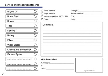 Hyundai Maintenance Book | English