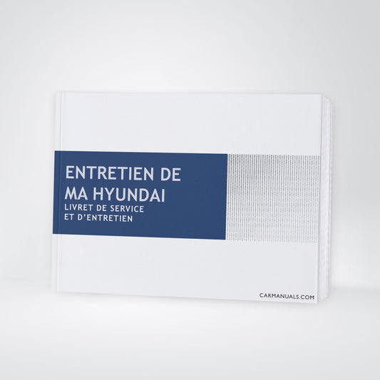 Hyundai Maintenance Book | French