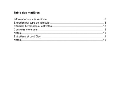 Hyundai Maintenance Book | French