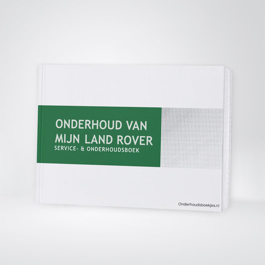 Land Rover Onderhoudsboekje | Nederlands