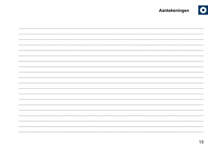 Mini Maintenance Book | Dutch