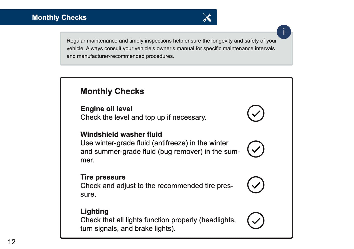 Nissan Maintenance Book | English
