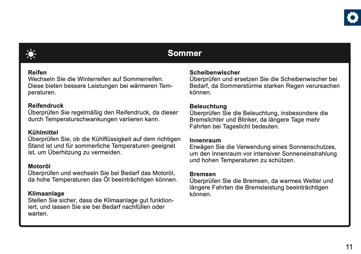 Opel Maintenance Book | German