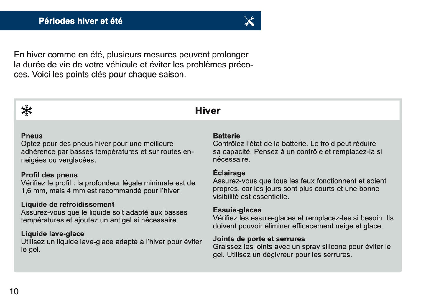 Opel Maintenance Book | French