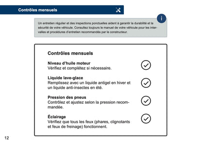 Renault Livret d'entretien | Français