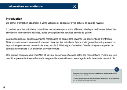 Renault Livret d'entretien | Français