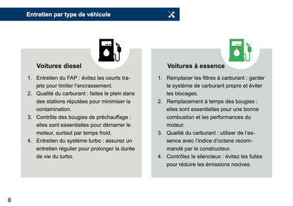 Seat Maintenance Book | French