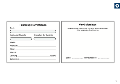 Skoda Maintenance Book | German