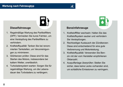 Suzuki Maintenance Book | German