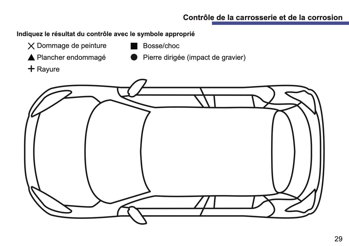 Suzuki Maintenance Book | French