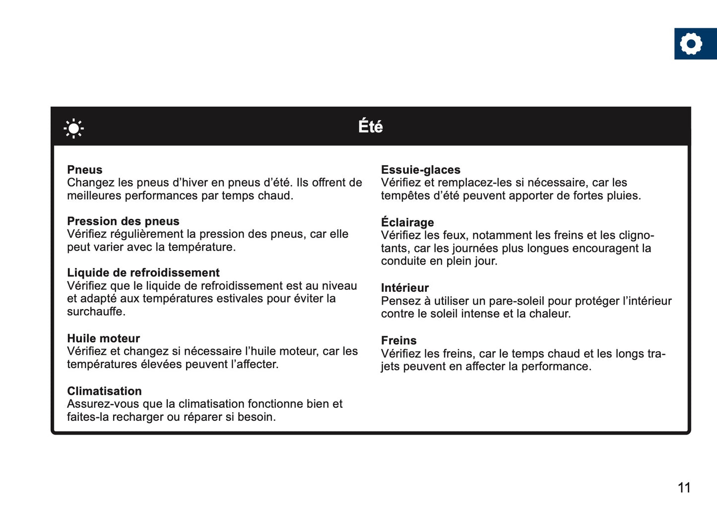 Toyota Maintenance Book | French