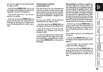 2010-2011 Abarth 500 Owner's Manual | Dutch