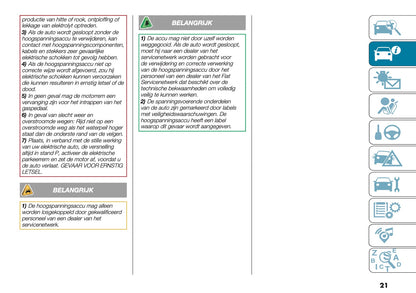 2024-2025 Abarth 500e Gebruikershandleiding | Nederlands