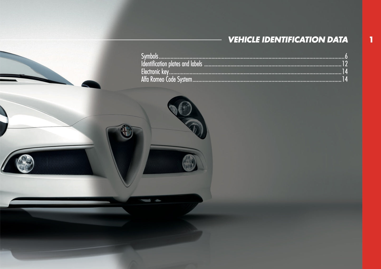 2009-2010 Alfa Romeo 8C Spider Owner's Manual | English