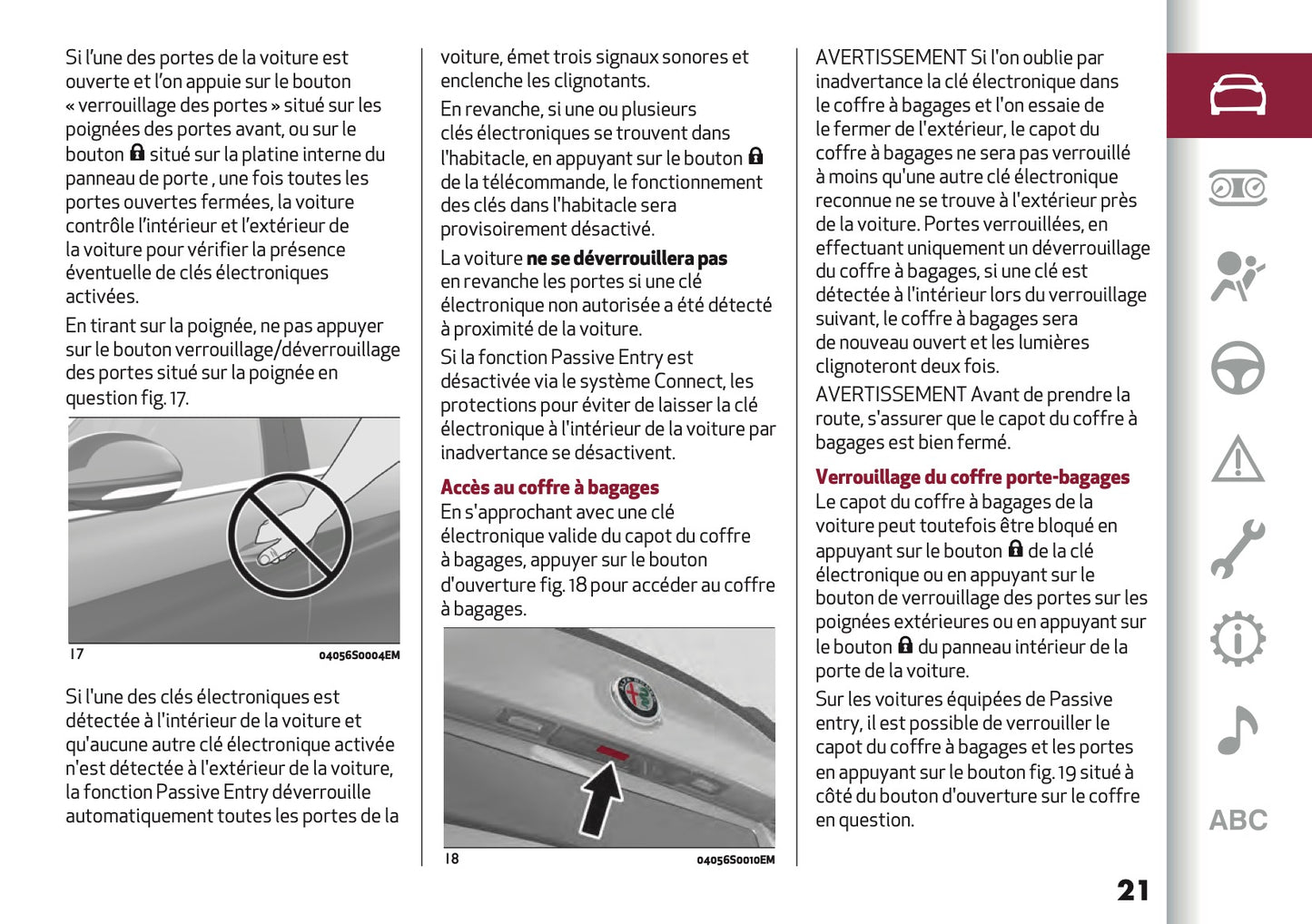 2023 Alfa Romeo Giulia Owner's Manual | French