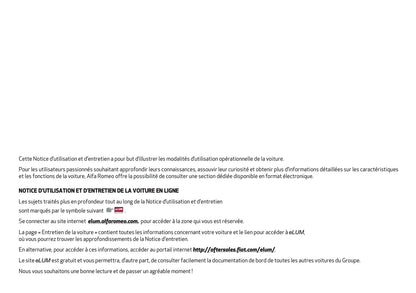 2024-2025 Alfa Romeo Giulia Manuel du propriétaire | Français
