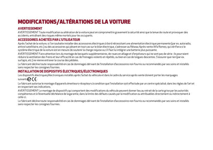 2024-2025 Alfa Romeo Giulia Manuel du propriétaire | Français