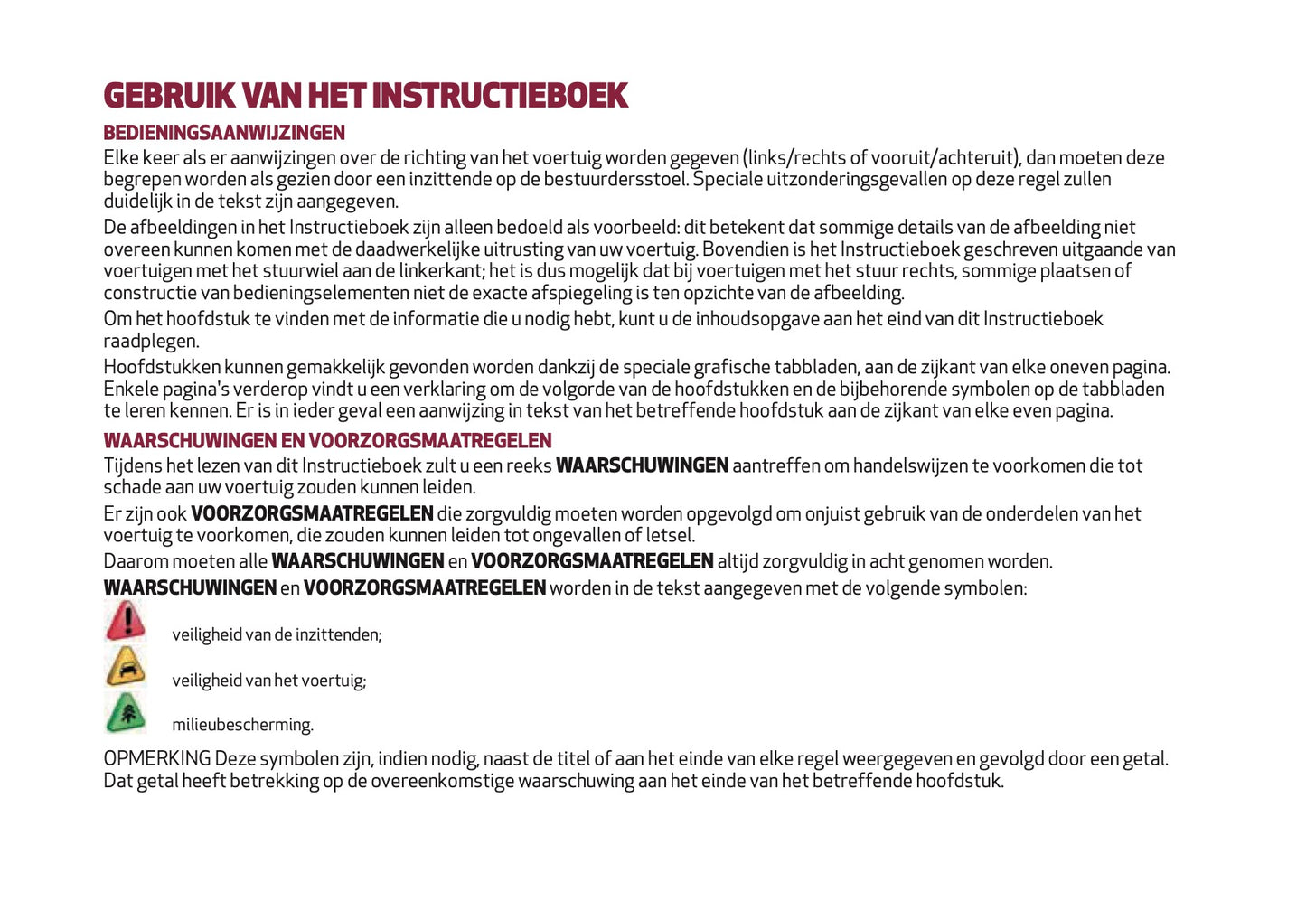 2018 Alfa Romeo Giulia Owner's Manual | Dutch