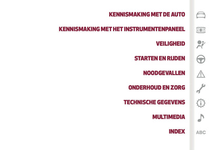 2018 Alfa Romeo Giulia Owner's Manual | Dutch