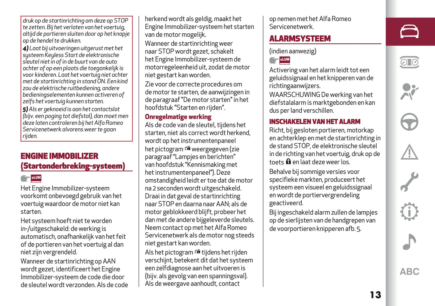 2020 Alfa Romeo Giulia Gebruikershandleiding | Nederlands