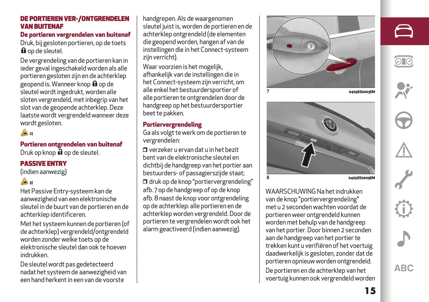 2020-2021 Alfa Romeo Giulia Gebruikershandleiding | Nederlands