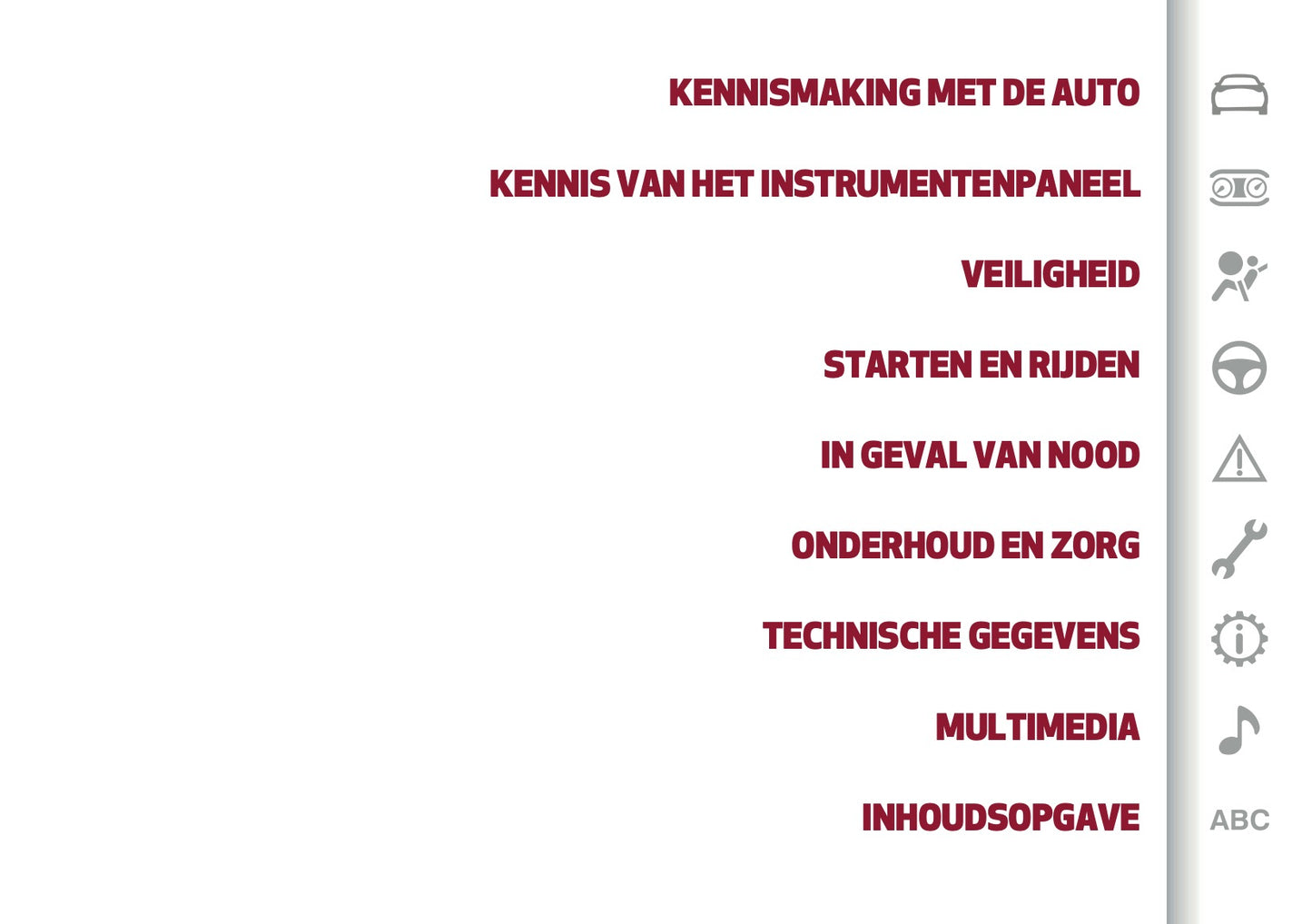 2021-2022 Alfa Romeo Giulia Owner's Manual | Dutch