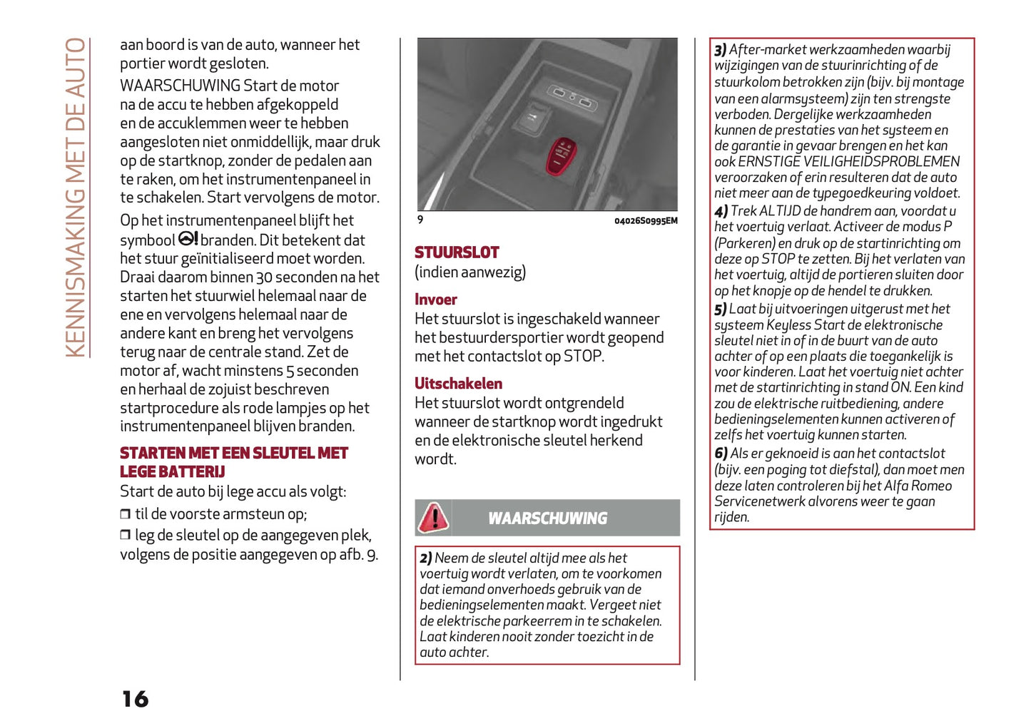 2021-2022 Alfa Romeo Giulia Owner's Manual | Dutch