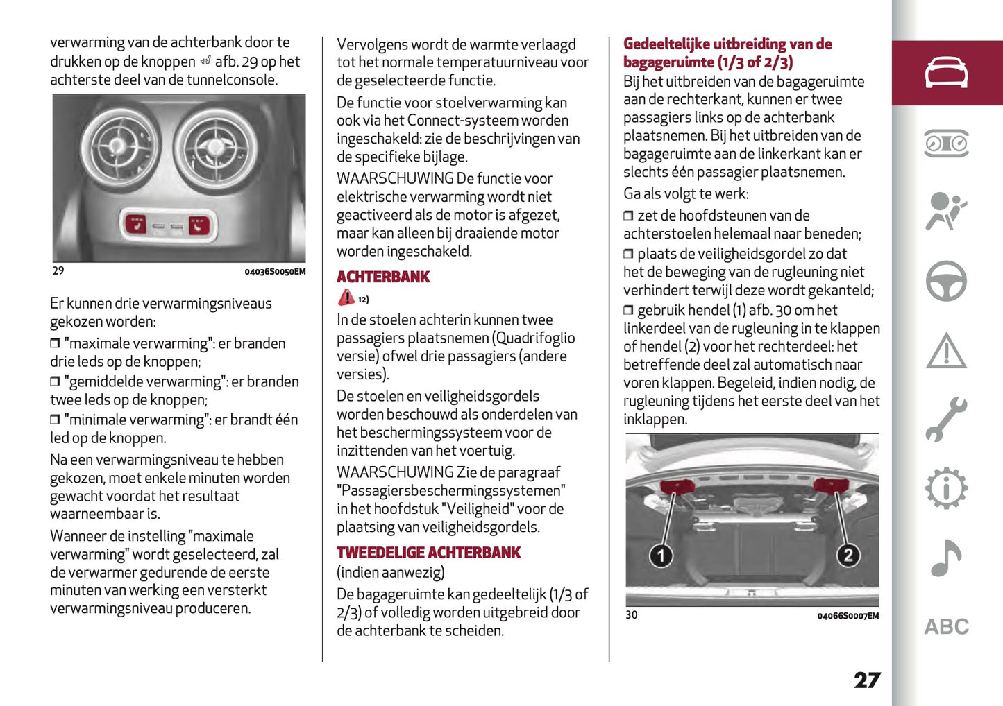 2021-2022 Alfa Romeo Giulia Owner's Manual | Dutch