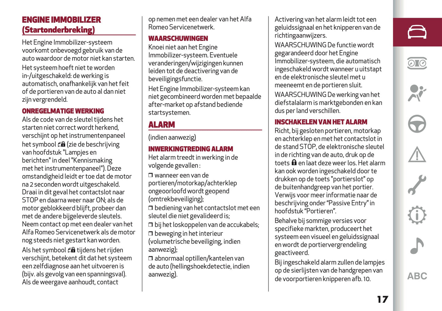 2023 Alfa Romeo Giulia Gebruikershandleiding | Nederlands