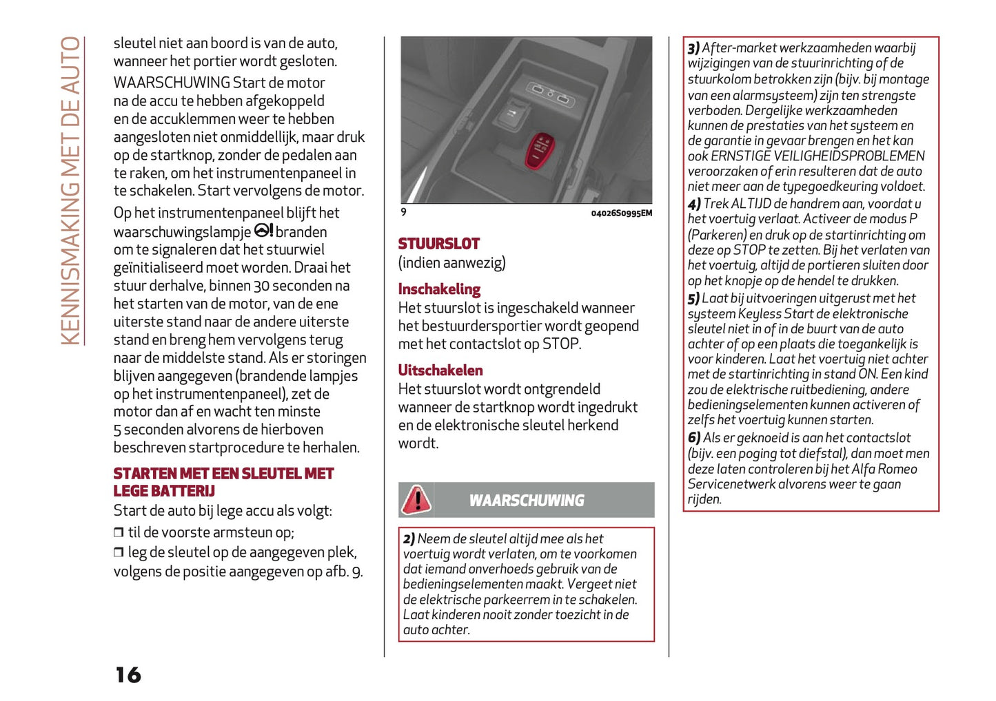 2026 Alfa Romeo Giulia Owner's Manual | Dutch