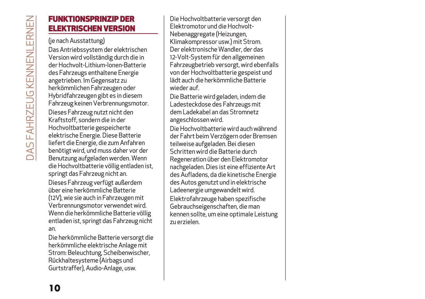 2025 Alfa Romeo Junior Owner's Manual | German