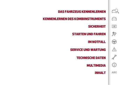 2025 Alfa Romeo Junior Owner's Manual | German